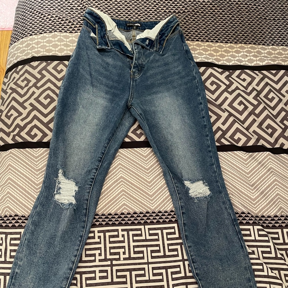 Fashion Nova denim jean. Fashion Nova size 7